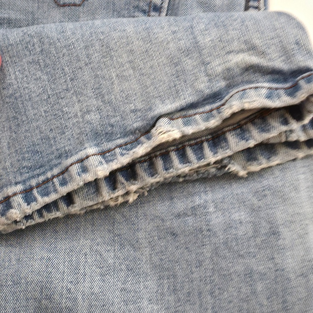 Harley-Davidson Straight Leg Jeans Womens 22 Blue Vintage Biker 90s Motor Style - Picture 14 of 14